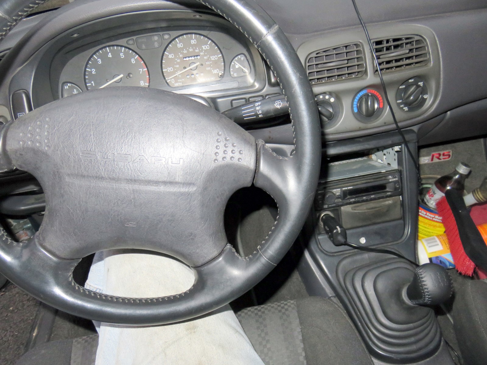 Swapping out HVAC dash module on early ('9396) dash Subaru Impreza